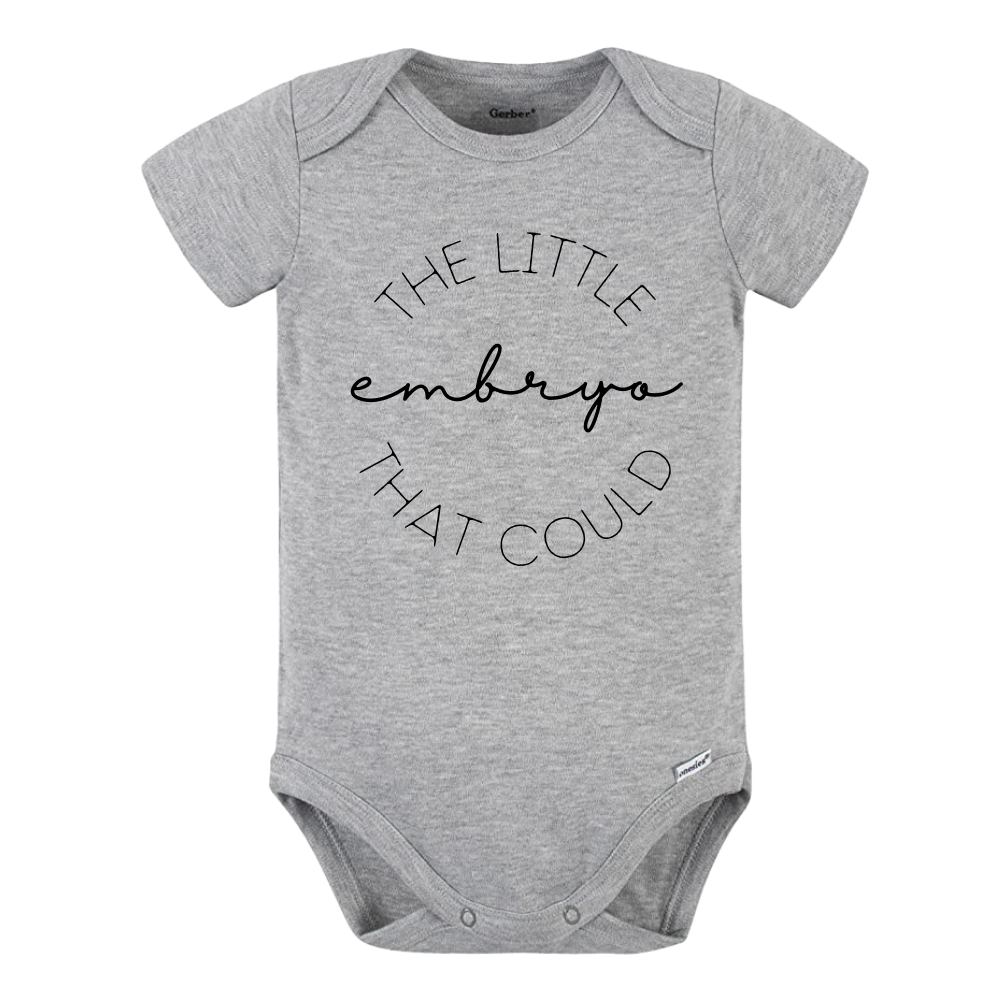 Baby Onesie® The Little Embryo That Could IVF Baby Infant Clothing for Baby Shower Gift