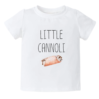 Cannoli Kid Tshirt Baby Onesie® Little Cannoli Baby Bodysuit Newborn Outfit Baby Shower