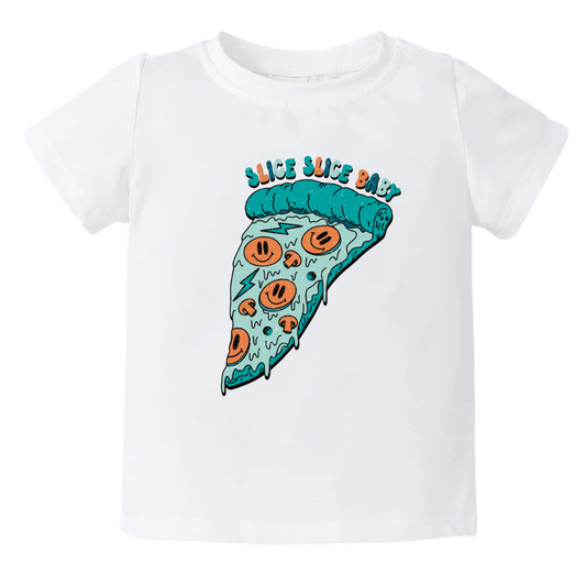 Kids Tshirt Baby Onesie® Slice Slice Baby Pizza Bodysuit Baby Clothing for Baby Shower Gift Newborn