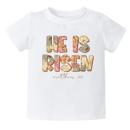 Children Clothing Baby Onesie® He Is Risen Easter Bodysuit Baby Shower Gift Newborn