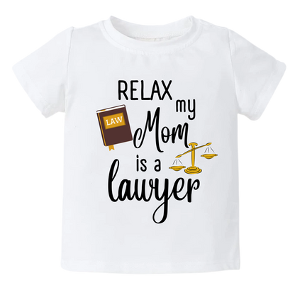 Lawyer Kid Tshirt - Gift for mom - Mother's Day gift - Custom Baby Clothes for Newborn - Gift for Newborn - Baby Shower Gift - My Mom Is A Lawyer
