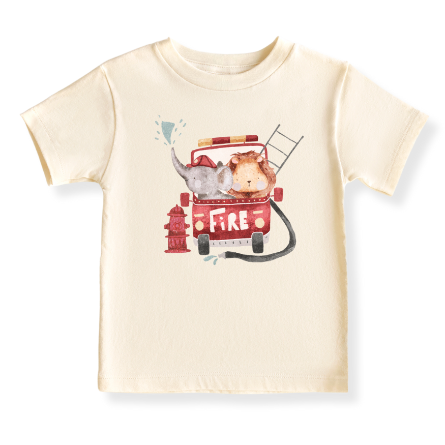 Cute Firefighter Baby Bodysuit Cute Fire Fighter Baby Gift for Baby Shower Gift Pregnancy Surprise Ideas Fire Truck