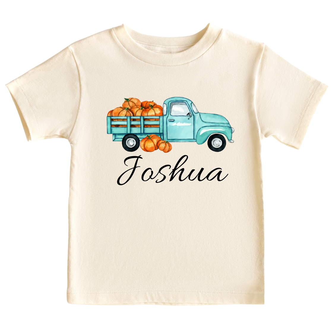 Custom Kid Tshirt - Fall Kid Outfit - Cute Baby onesie with custom name - Personalized gift for baby - pumpkin baby - fall baby clothes - pumpkin patch baby - pumpkin truck