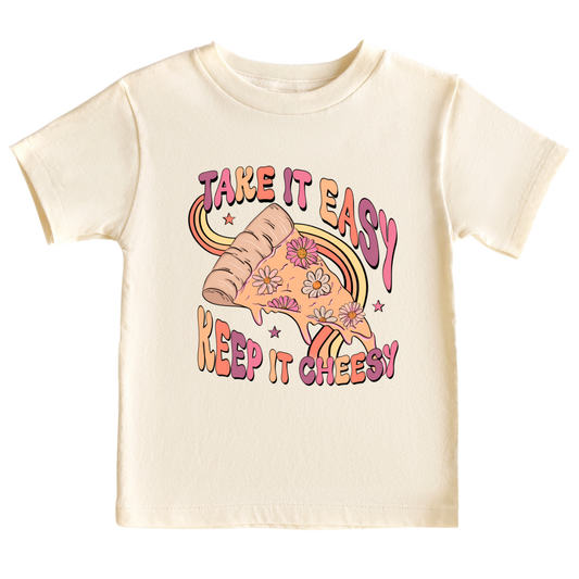 Pizza Tshirt - Kid Tshirt - Cute Girl Shirt - Toddler Tee with Pizza print