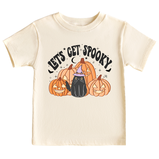 Let's Get Spooky Kid Tshirt Halloween Tshirt for Kids Halloween Custom for baby gift for newborn clothes