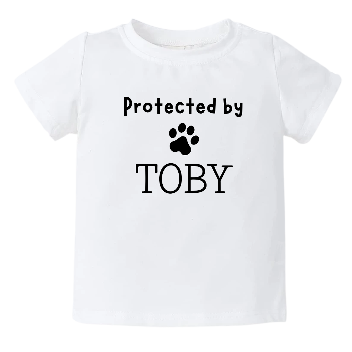 Protected By Custom Kids Shirt Baby Onesie® Todder TShirt