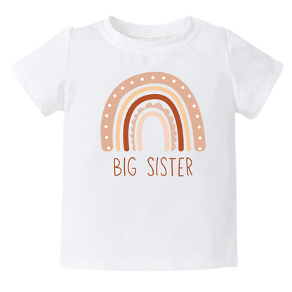 Big Sister Rainbow T shirt