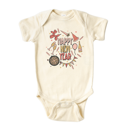 Happy New Year Baby Onesie® Kids Shirt