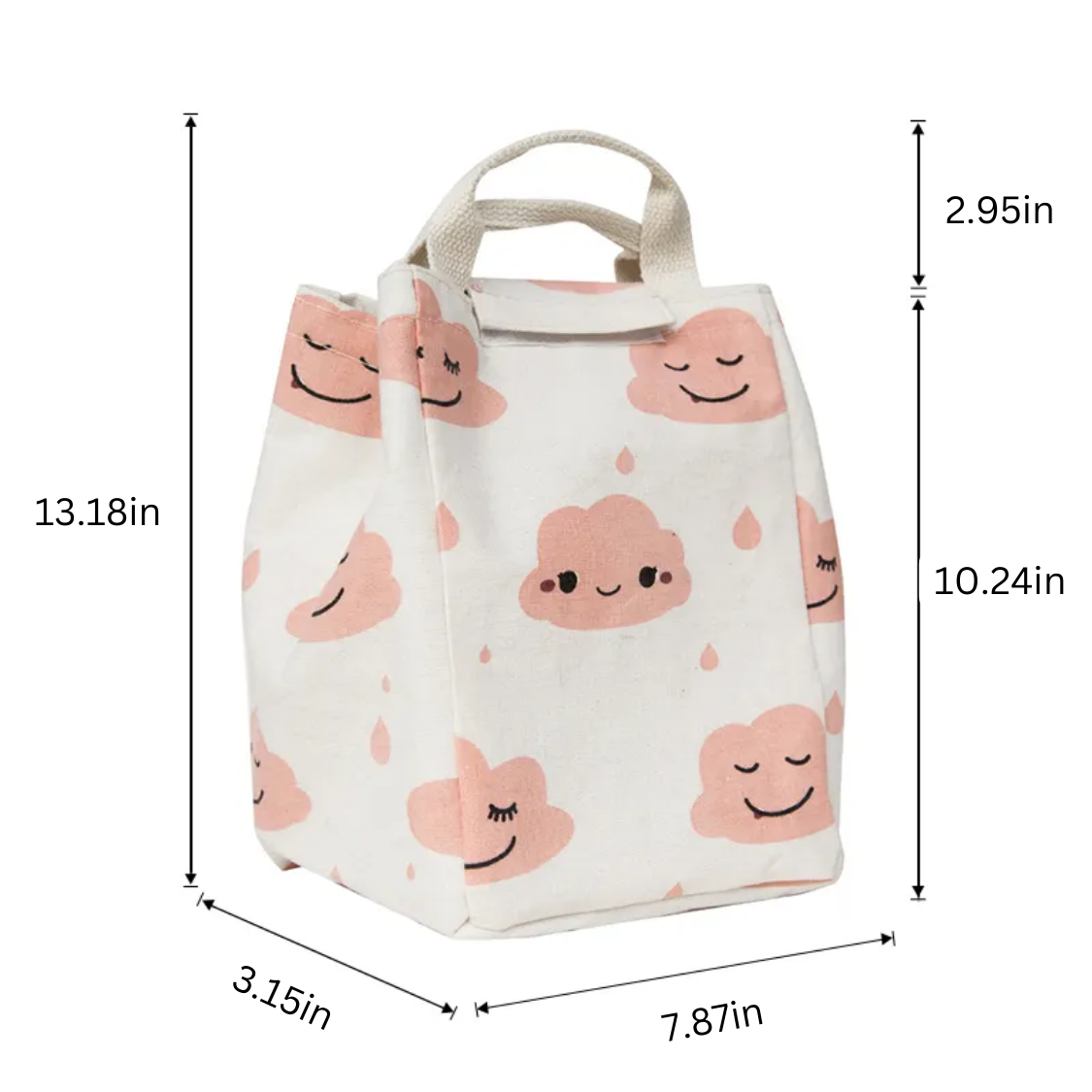 Cute Expandable Lunch Insulated Cooler Bags For School Kids