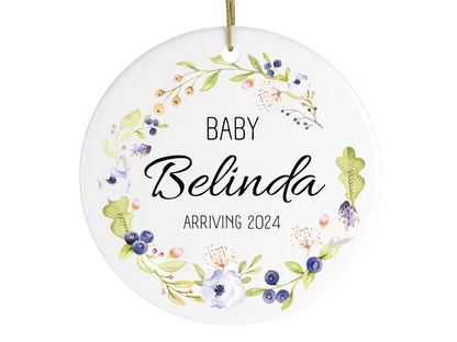 baby arrival gift for newborn gift custom baby gift christmas ornament with personalized name