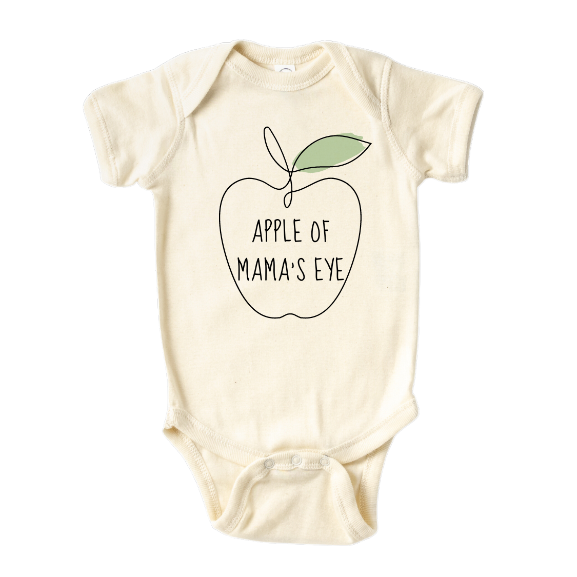 Cute Baby Onesie® Apple of Mama's Eye Shirt Premium Custom Baby Clothes Gift for Mom Mother's Day Gift