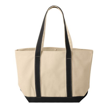 Large Tote Bag with Front Pocket Beach Tote