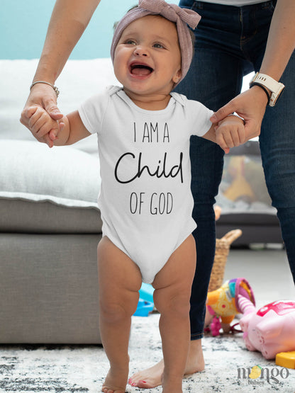 Baby Onesie® I Am A Child of God Religious Baby Infant Clothing for Baby Shower Gift